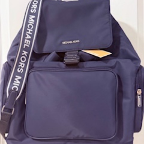 Michael Kors Navy Blue back pack (fits laptop) - Picture 1 of 3